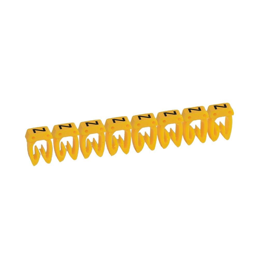 LEGRAND - Etiqueta CAB 3 para cableado de 0,5 a 1,5mm² - letra mayúscula Z
