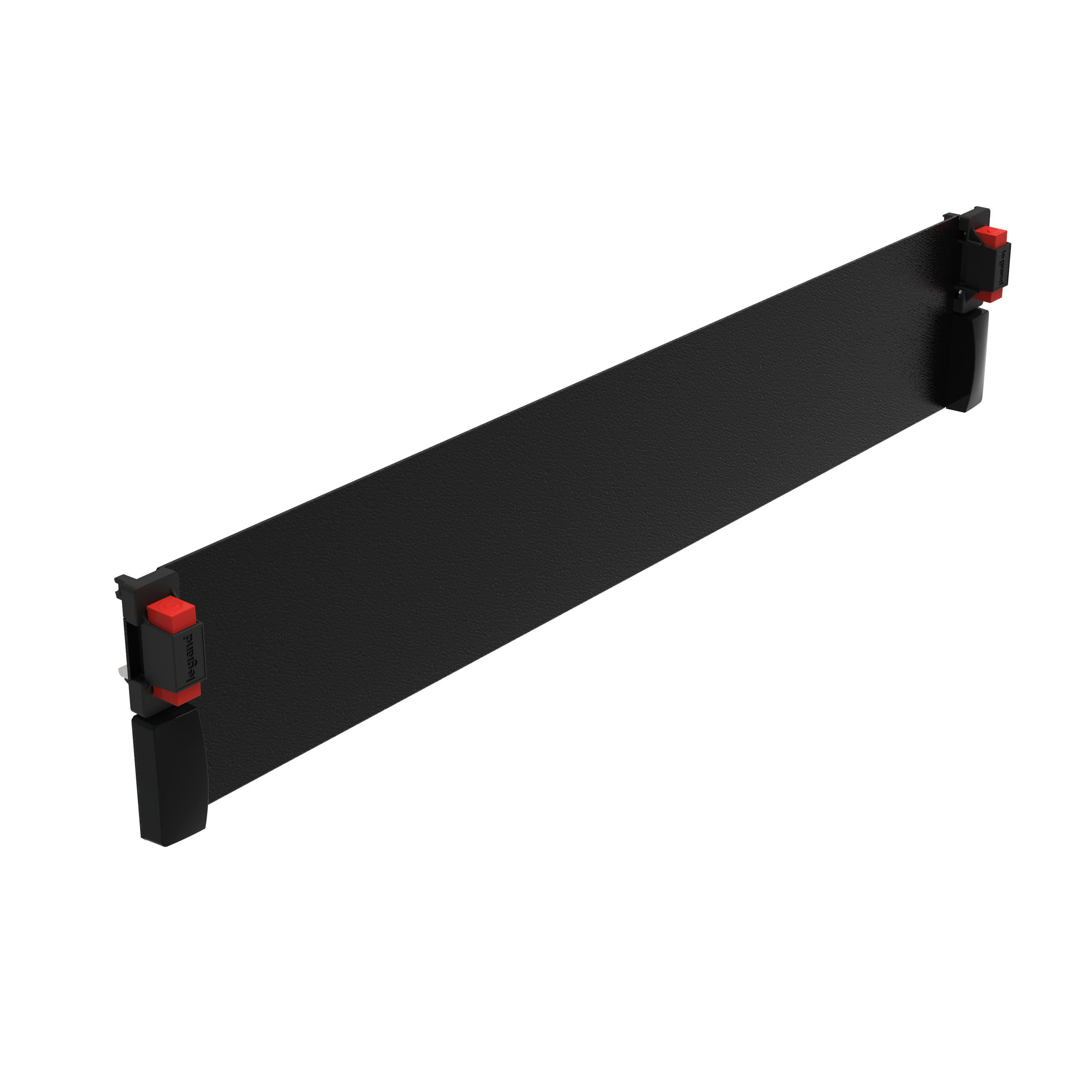 LEGRAND - Placa ciega metálica 19" con fijación rápida sin tornillos 2U