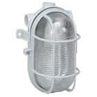 LEGRAND - Hublot plástico - 12W - IP 44 - IK 06 - oval - E27 - Gris