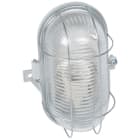 LEGRAND - Hublot plástico - 20W - IP 44 - IK 06 - oval - E27 - Gris