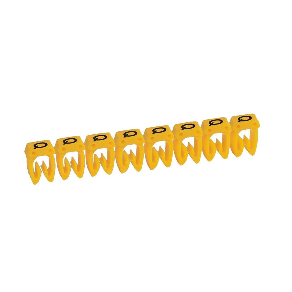 LEGRAND - Etiqueta CAB 3 para cableado de 1,5 a 2,5mm² - letra mayúscula Q
