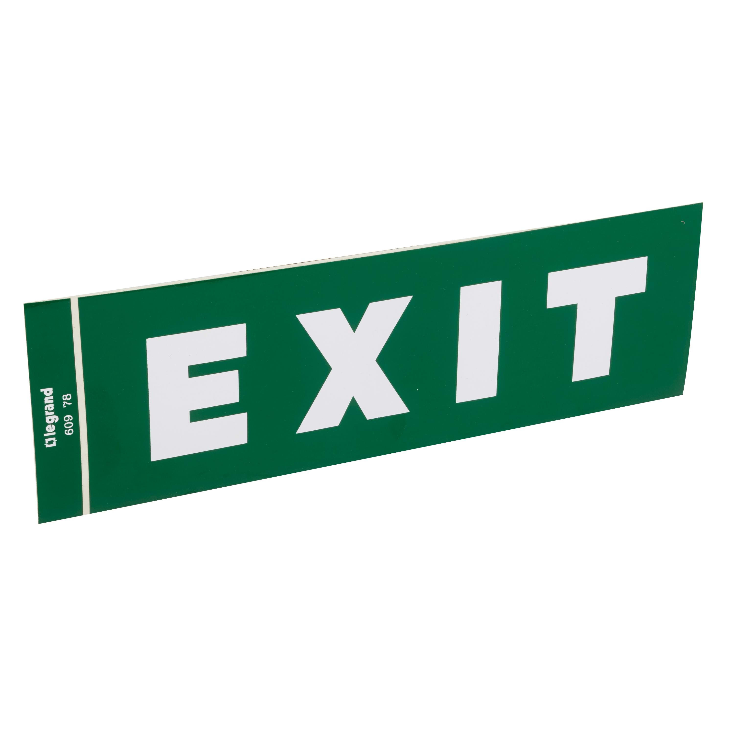 LEGRAND - Etiqueta de señalización EXIT