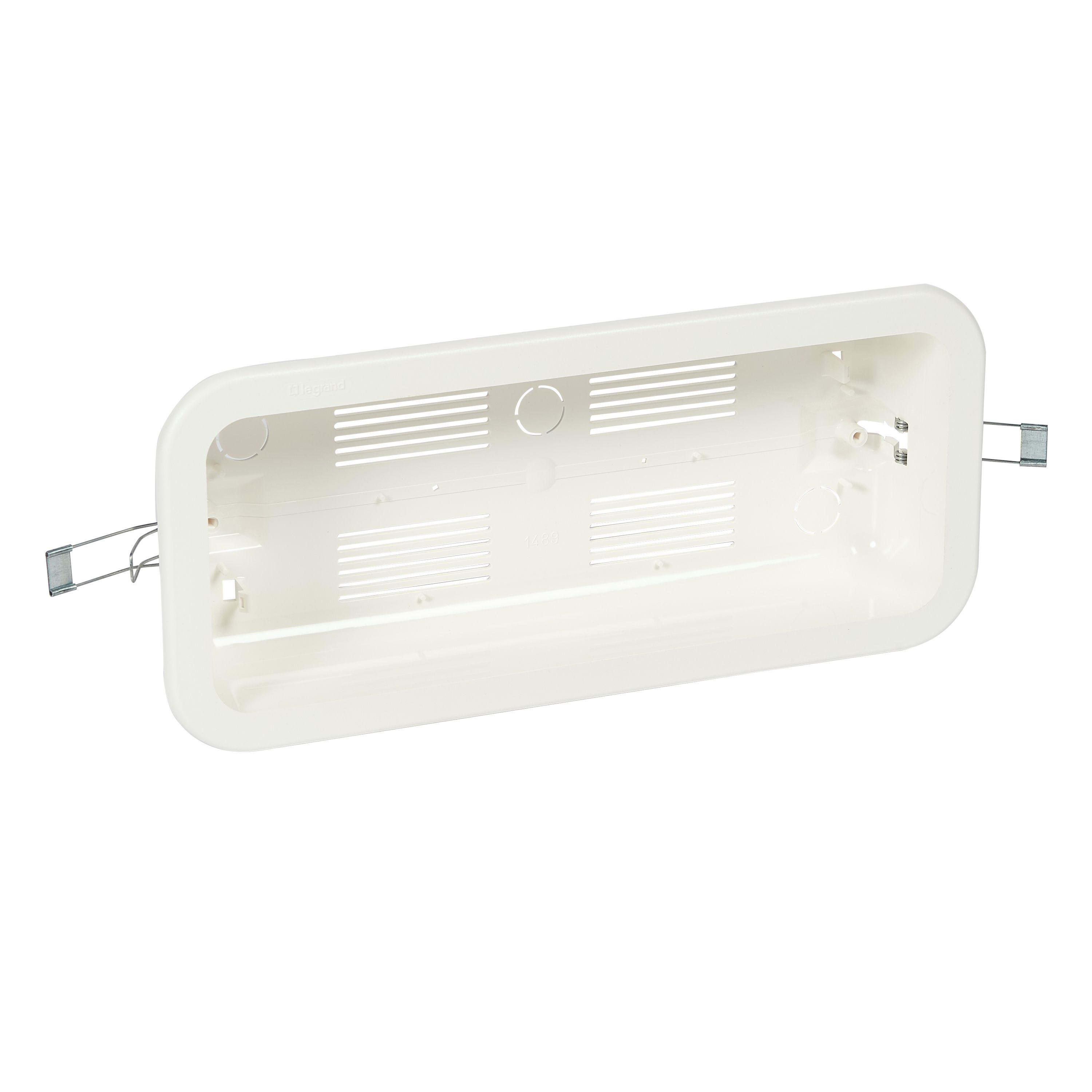 LEGRAND - Caja de empotrar C3 LED - instalación en pared o falso techo - blanca