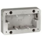 LEGRAND - Caja de superficie - Soliroc - 2 elementos - 110x181x 45mm - montaje horizontal/vertical