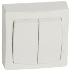 LEGRAND - Conmutador doble - Oteo - 10A - monobloc - Blanco