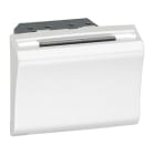 LEGRAND - Interruptor de tarjeta Mosaic - electromecánico -2 módulos- Blanco