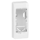 LEGRAND - Placa de superficie 1 puesto Oteo de color blanco - versión estrecha