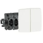 LEGRAND - Conmutador doble - Oteo - 10A - componible - Blanco