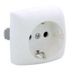 LEGRAND - Base 2P+T obturador de protección - 16A/230V - Oteo - componible - Bornes de tornillos - Blanco
