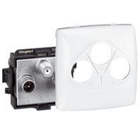 LEGRAND - Base TV-R-SAT única - Oteo - componible - Blanco