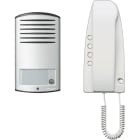 BTICINO - Kit audio 1 vivienda 2 hilos, placa LÍNEA 2000 y teléfono SPRINT