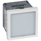 LEGRAND - Señalización luminosa con LED verdes/rojos Mosaic - 2 estados - 2 módulos - Blanco