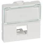 LEGRAND - Adaptador Mosaic para RJ45 - para conector Infra+ - 2 módulos - Blanco