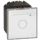 LEGRAND - Interruptor táctil Mosaic - 2 módulos - con neutro - Blanco antibacteriano