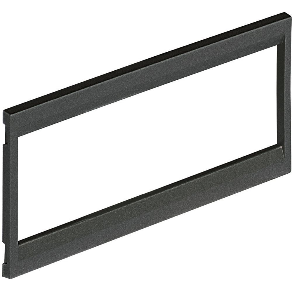 BTICINO - Placa Multibox. 6 módulos. Antracita