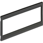 BTICINO - Placa Multibox. 6 módulos. Antracita