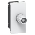 LEGRAND - Base vídeo Mosaic - BNC 75 hembra - 1 módulo - Blanco