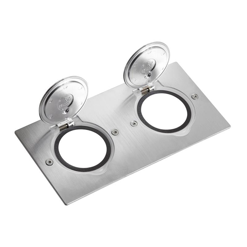 LEGRAND - Caja IP44 suelo y mobiliario - 2+2 módulos - Inox