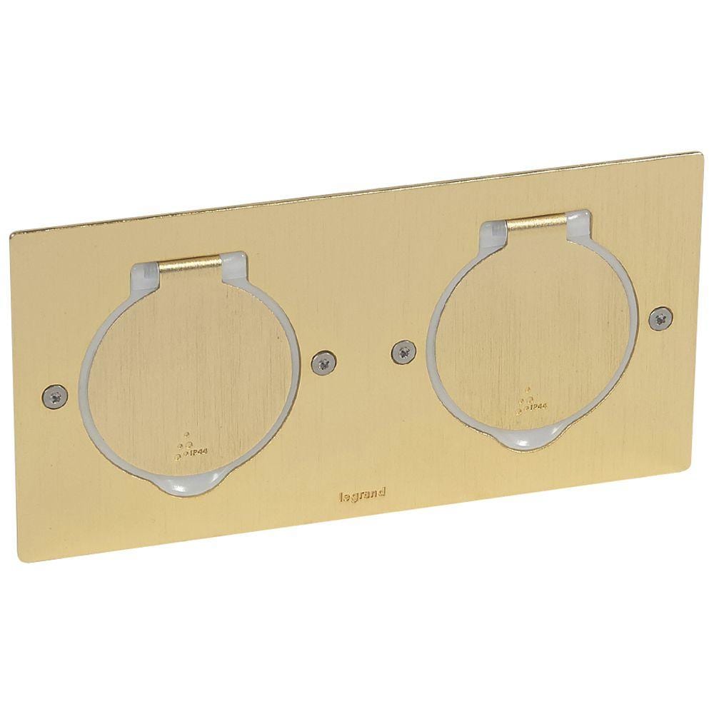 LEGRAND - Caja IP44 suelo y mobiliario - 2+2 módulos - Bronce