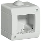 BTICINO - Caja Idrobox con IP40 de color gris - 2 módulos - Para Livinglight y Luna