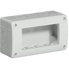 BTICINO - Caja Idrobox con IP40 de color gris - 4 módulos - Para Livinglight y Luna