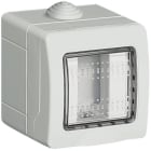 BTICINO - Caja Idrobox con IP55 de color gris - 1 módulo - Para Livinglight y Luna