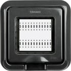 BTICINO - Tapa Idrobox con IP55 Antracita - 2 módulos - Para Livinglight y Luna