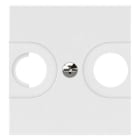 LEGRAND - Adaptador Mosaic para base TV/R-SAT - 2 módulos - Blanco