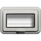 BTICINO - Tapa Idrobox con IP55 de color blanco - 4 módulos - Para Livinglight y Luna
