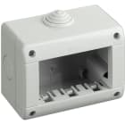 BTICINO - Caja Idrobox con IP40 de color gris - 3 módulos - Para Màtix y Magic
