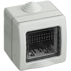 BTICINO - Caja Idrobox con IP55 de color gris - 2 módulos - Para Màtix y Magic