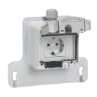 LEGRAND - Toma 2P+T de superficie Green'up Access - IP 66-IK 08 - Estándar alemán