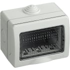 BTICINO - Caja Idrobox con IP55 de color gris - 3 módulos - Para Màtix y Magic