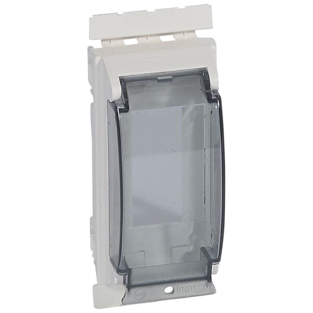 LEGRAND - Embellecedor para equipo modular 2 módulos 17,5mm - tapa de protección