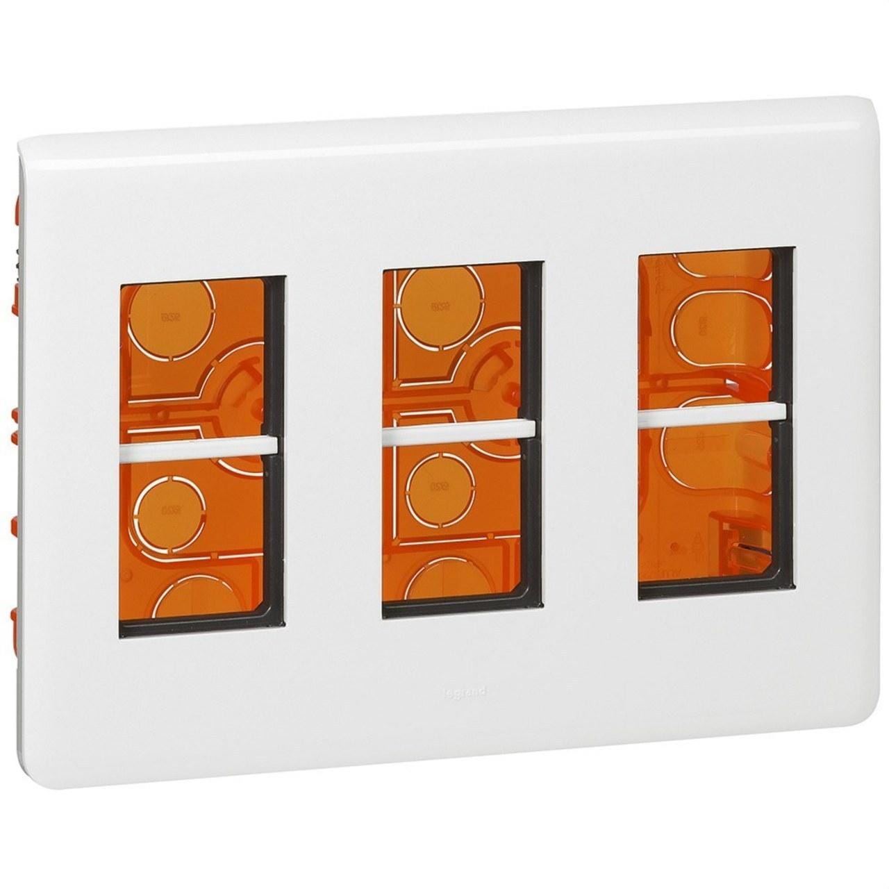 LEGRAND - CAJA MEC.EMP.MOSAIC-II 3COL.BL