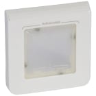 LEGRAND - Placa Mosaic - estanca- IP 44 - 2 módulos- Blanco antibacteriano