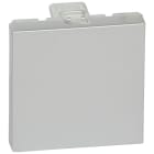 LEGRAND - Tapa ciega Mosaic - 2 módulos - Aluminio