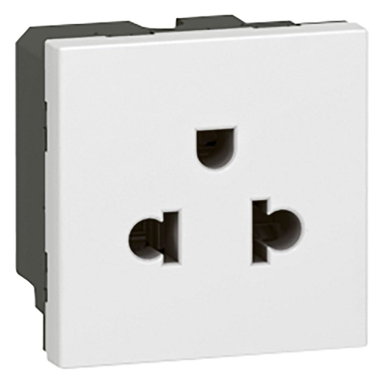LEGRAND - Toma 2P + TT euro americano MOSAIC-II