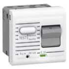 LEGRAND - Interruptor automático diferencial Mosaic - 1P+N - 230V~ - 16A - 10 mA - 2 módulos - Blanco