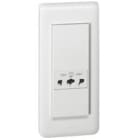 LEGRAND - Base de corriente para máquina de afeitar - IP 24/IK 04 - 230V/120-230 V - 50/60 Hz - 5 módulos - Blanco