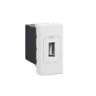 LEGRAND - Base cargador USB 1 módulo puerto único tipo A - 1.5A - 7.5W - Blanco