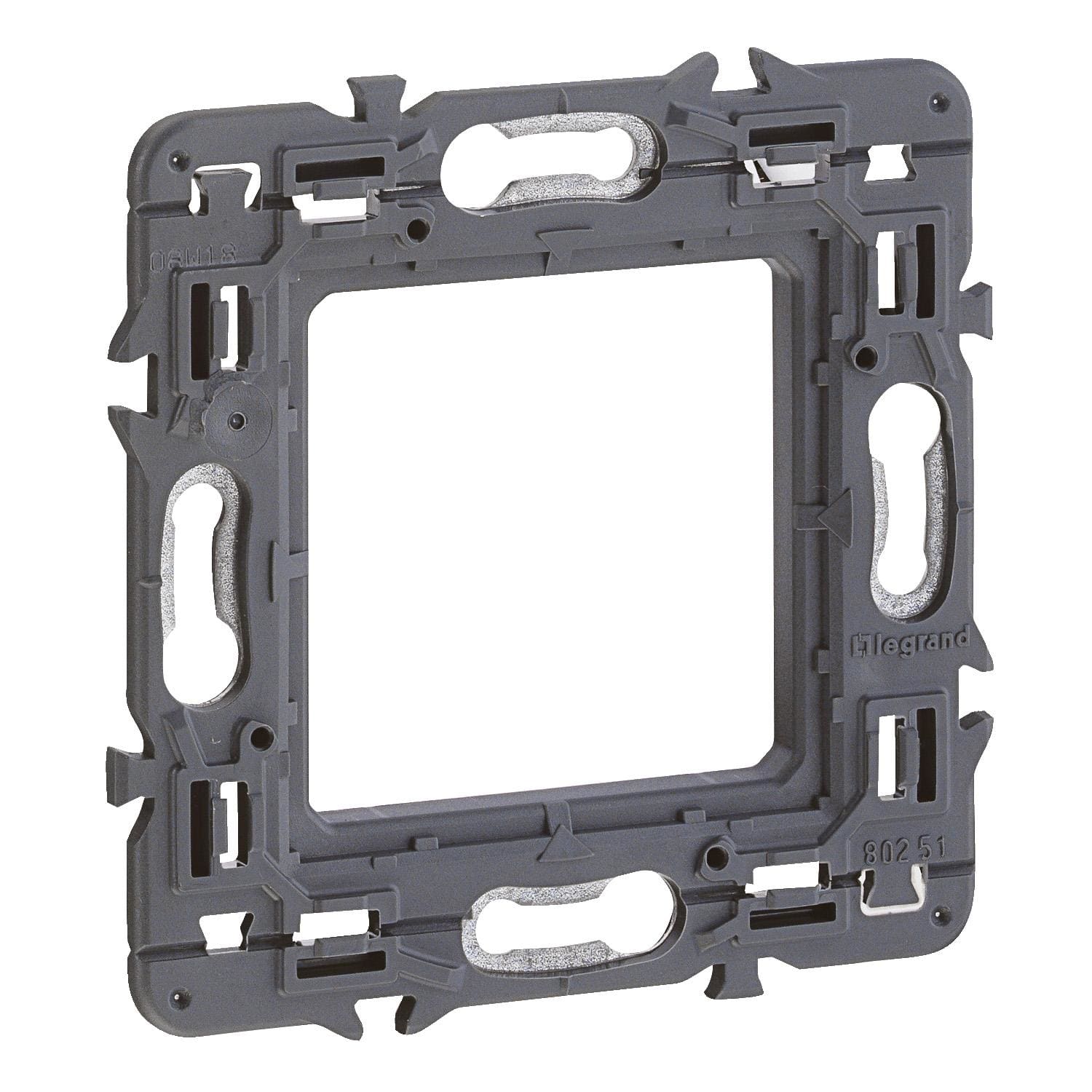 LEGRAND - Soporte Mosaic - fijación con tornillos - 1 puesto - 2 módulos