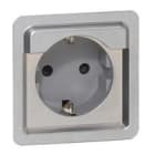 LEGRAND - Base de corriente Soliroc - Alemán - 2P + T - bornes con tornillos - sin tapa - IP20 - 16A - 250V - IK10