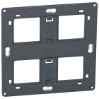 LEGRAND - Soporte Mosaic - fijación con tornillos -2 x 2 puestos - 2 x 4/5 módulo