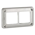 LEGRAND - Placa IK10 de la serie Soliroc - 2 elementos - 110x181mm - montaje horizontal/vertical