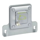 LEGRAND - Toma 2P+T de empotrar metálica con tapa y cerradura Green'up Access - IP 55-IK 10