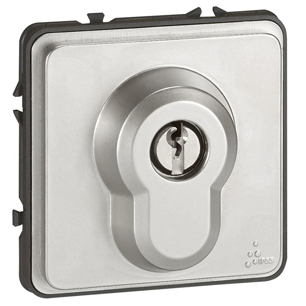 LEGRAND - Interruptor de llave Soliroc - 6A - 230V - IK 10 - IP 54 - 3 posiciones