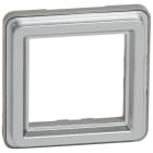 LEGRAND - Adaptador sin tapa IP 2X - Soliroc - para función Mosaic 2 módulos - IK 10