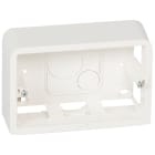 LEGRAND - Caja de superficie Mosaic - 3 módulos - profundidad 40mm - para soporte ref. 080259