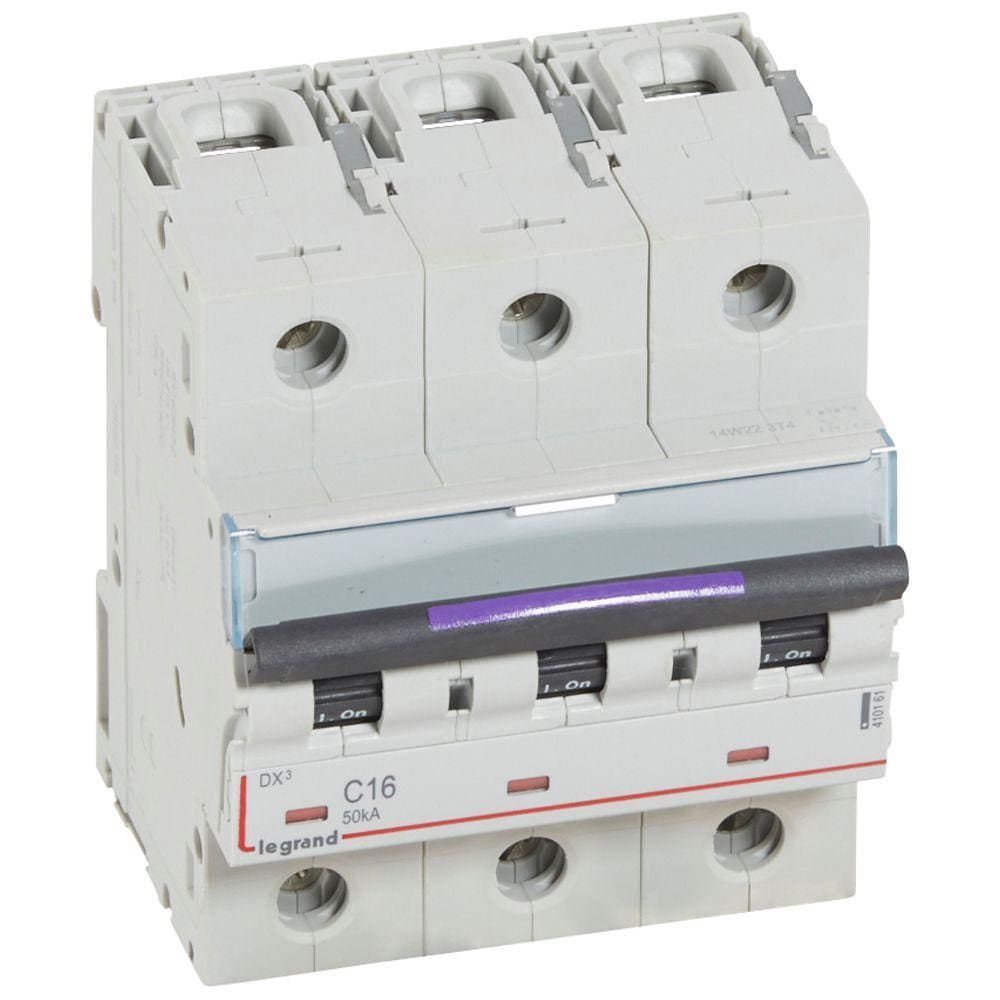 LEGRAND - Magnetotérmico DX³ 50kA - 3P - 400V~ - 16A - curva C